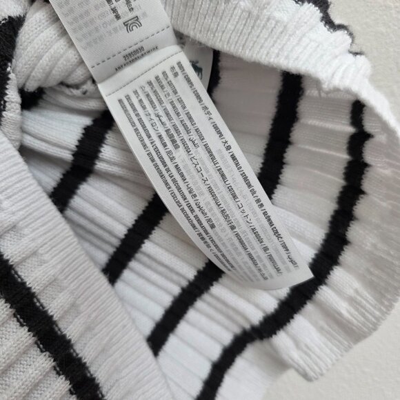 Abercrombie Kids Girls Dress & Duster Bundle Classic Black & White Stripes - Picture 6 of 16